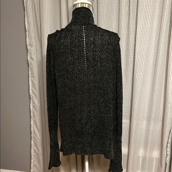 Converse Black Open-Front Cardigan - Picture 2 of 6